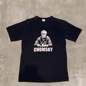 Noam Chomsky Graphic T-Shirt, Political Philosopher Tee, Men's Size Small